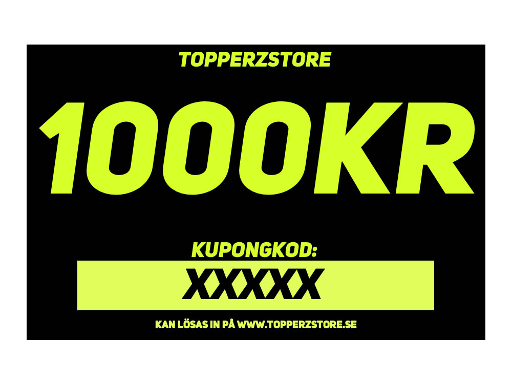 TOPPERZSTORE Værdikupon 1000 DKK